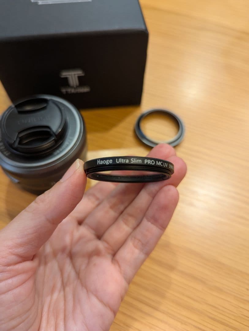 美品ttアルティザンTTArtisanAF 27mm f/2.8チタンブラック