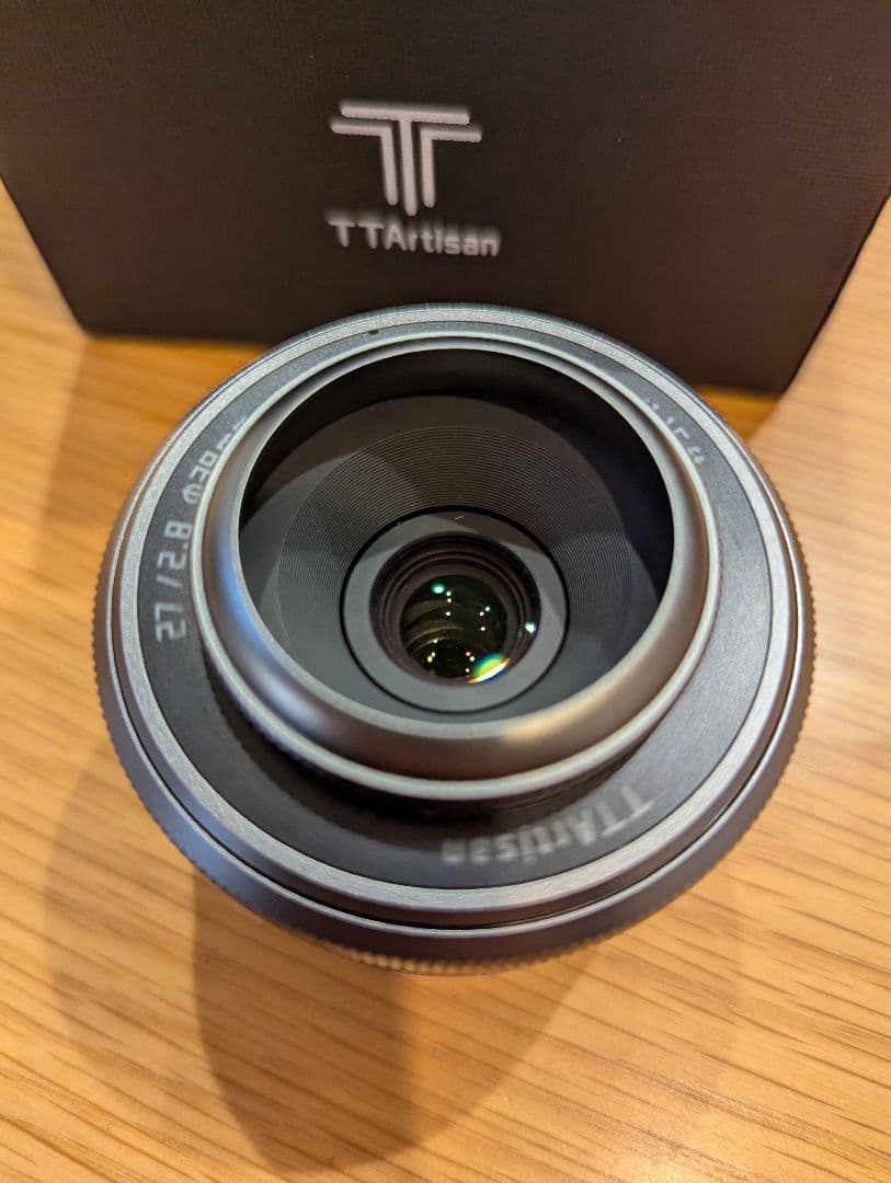 美品ttアルティザンTTArtisanAF 27mm f/2.8チタンブラック