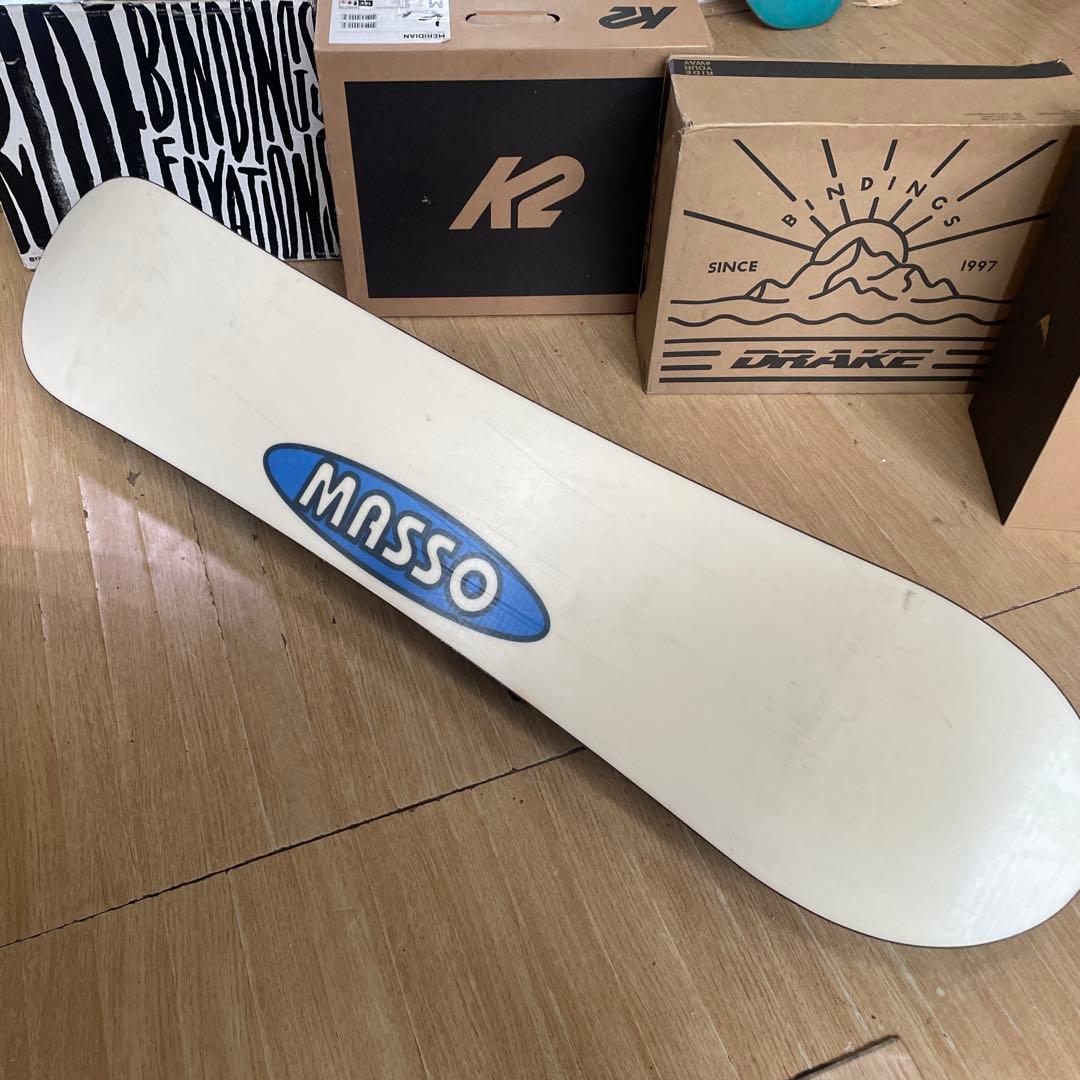 MASSO×ZUMA　キッズスノーボードセット　未使用バイン付3点セット