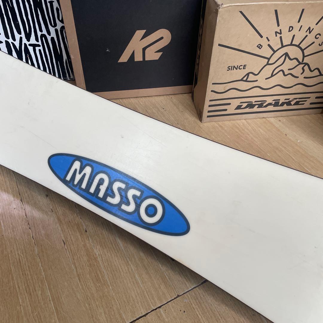 MASSO×ZUMA　キッズスノーボードセット　未使用バイン付3点セット