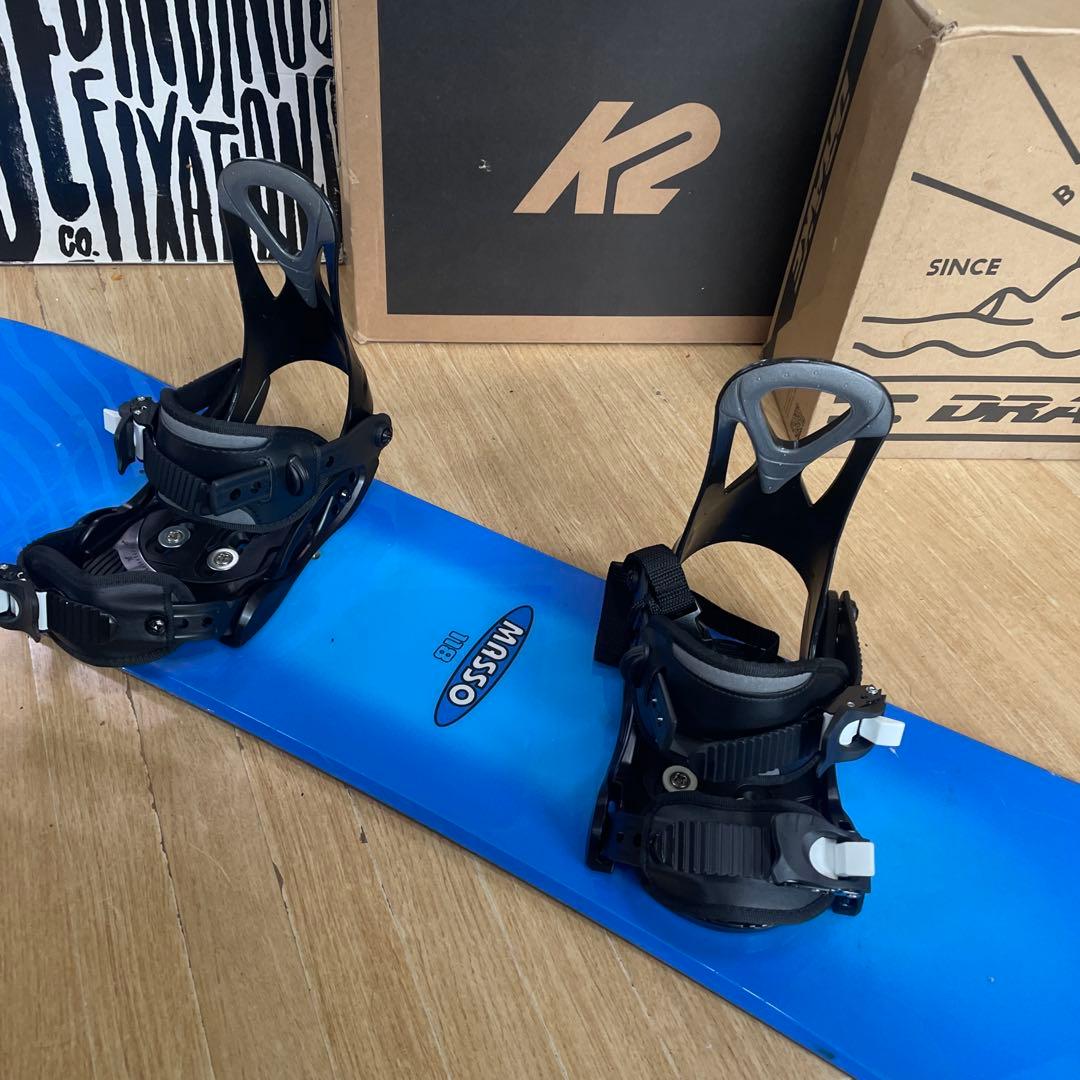 MASSO×ZUMA　キッズスノーボードセット　未使用バイン付3点セット