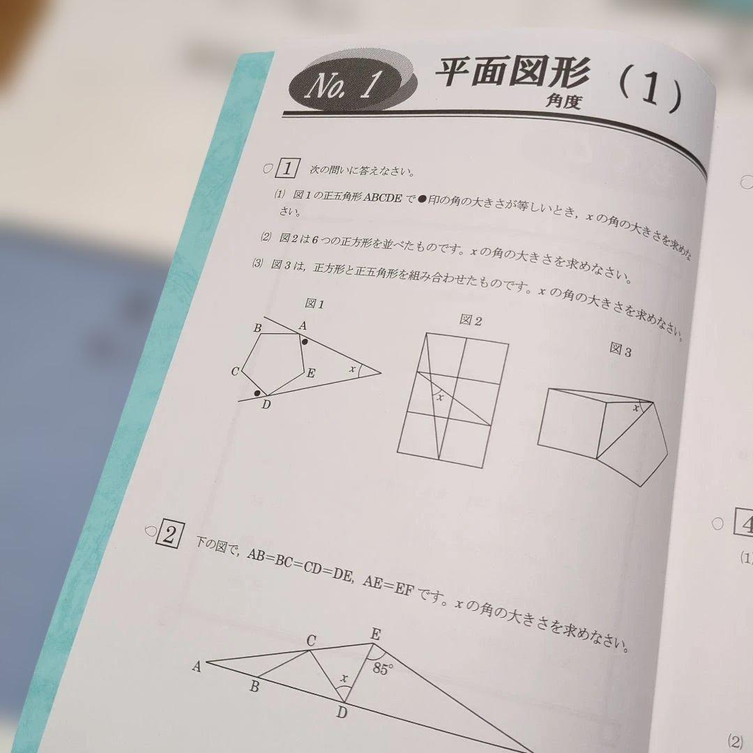 小6 算数 最高レベル特訓 No.28〜No.39復習＆実践テスト付き★浜学園