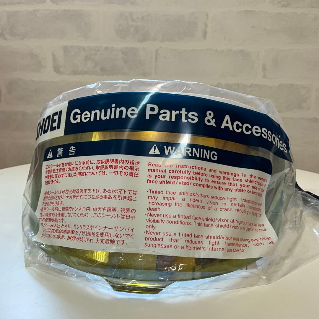 ⭐️新品SHOEI　CWR-F2 スモークミラーシールド　ゴールド
