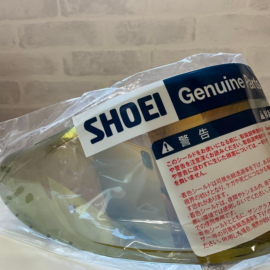 ⭐️新品SHOEI　CWR-F2 スモークミラーシールド　ゴールド
