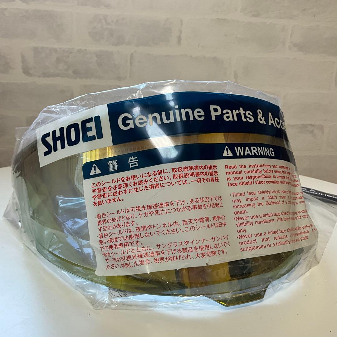 ⭐️新品SHOEI　CWR-F2 スモークミラーシールド　ゴールド