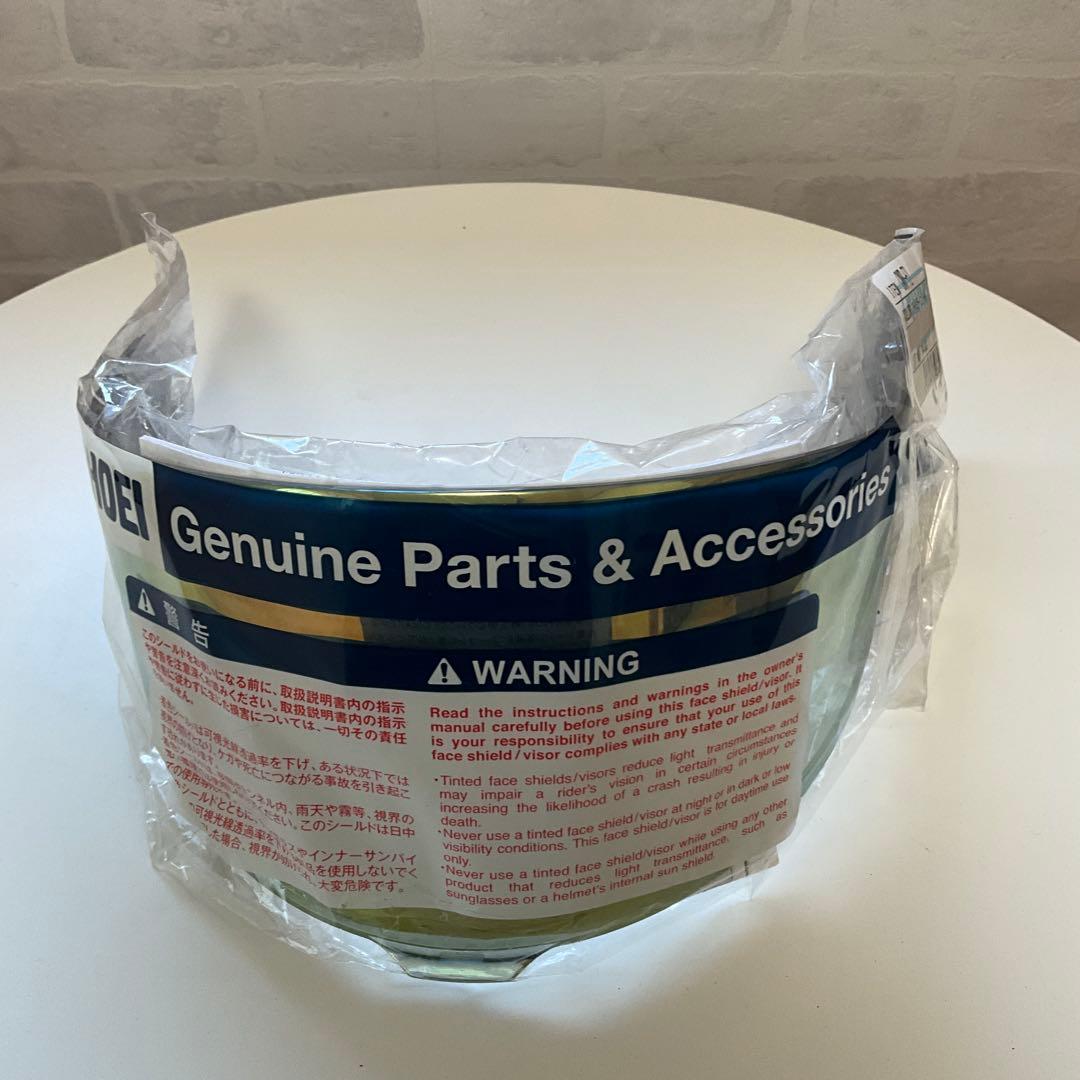 ⭐️新品SHOEI　CWR-F2 スモークミラーシールド　ゴールド