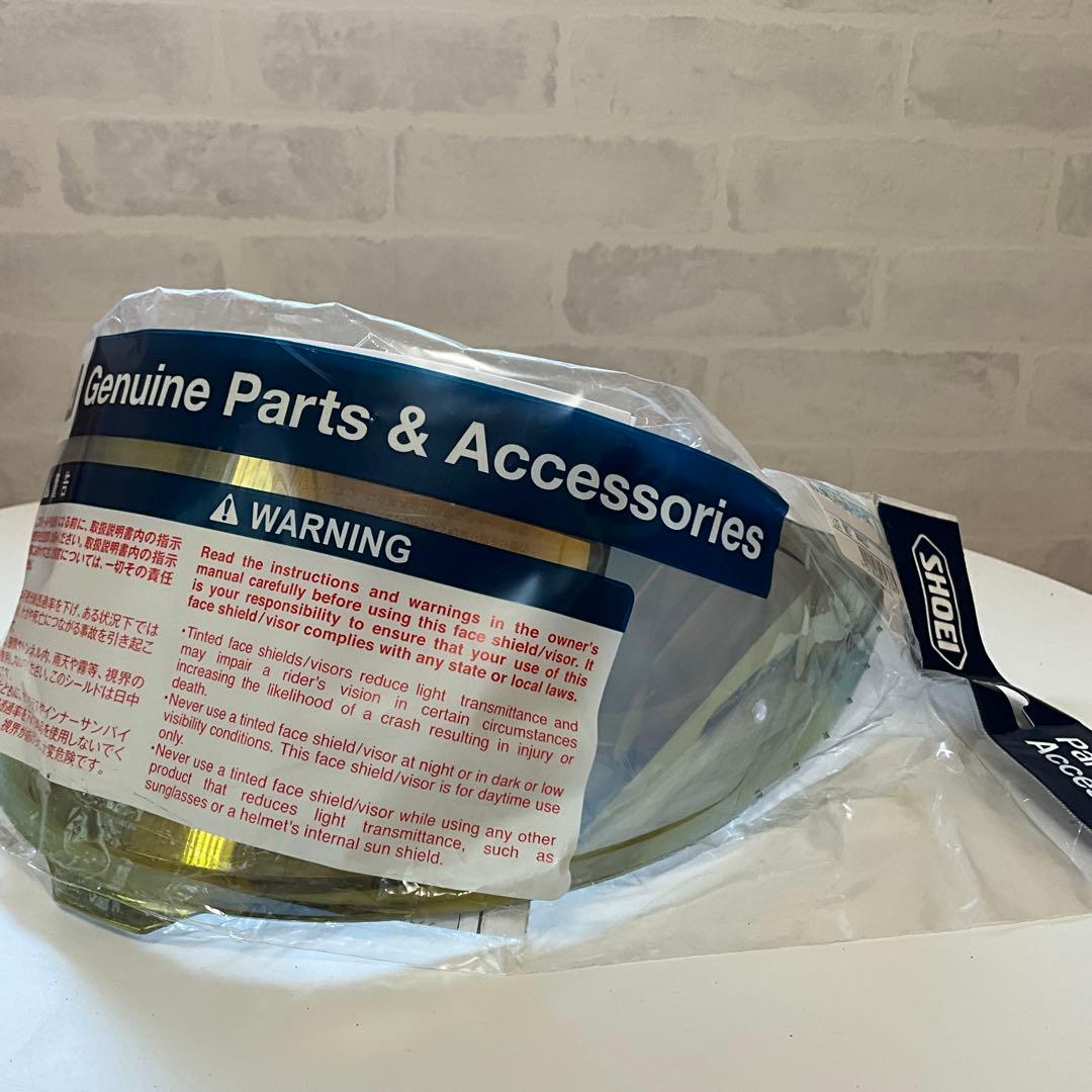 ⭐️新品SHOEI　CWR-F2 スモークミラーシールド　ゴールド