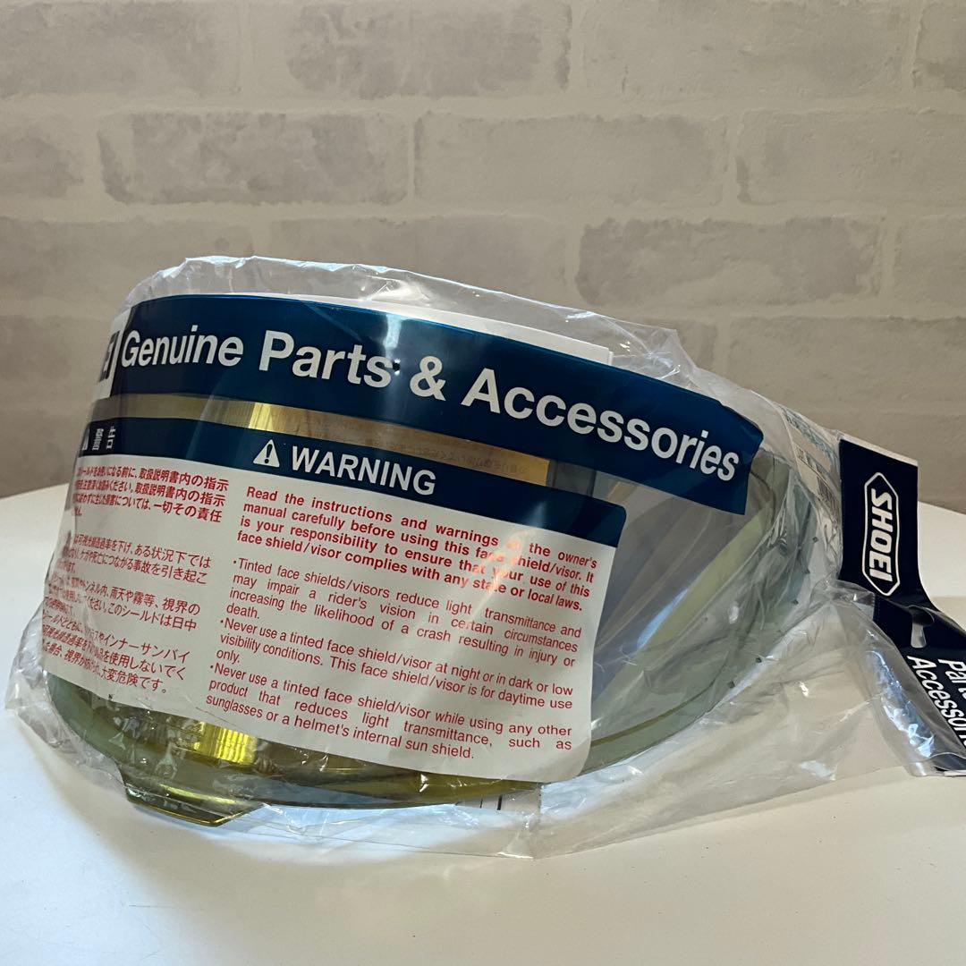 ⭐️新品SHOEI　CWR-F2 スモークミラーシールド　ゴールド