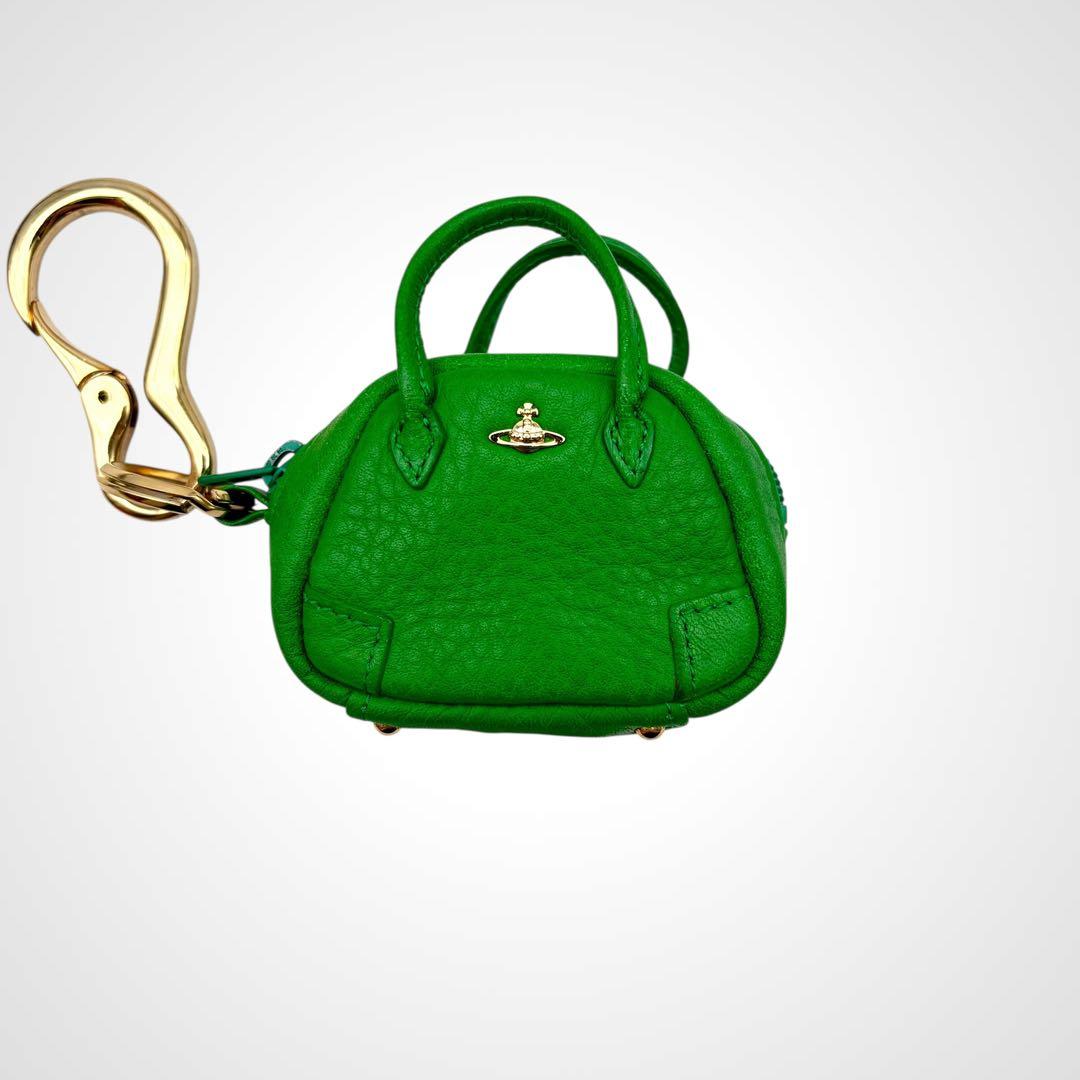 美品✨Vivienne Westwood Bag Charm Green