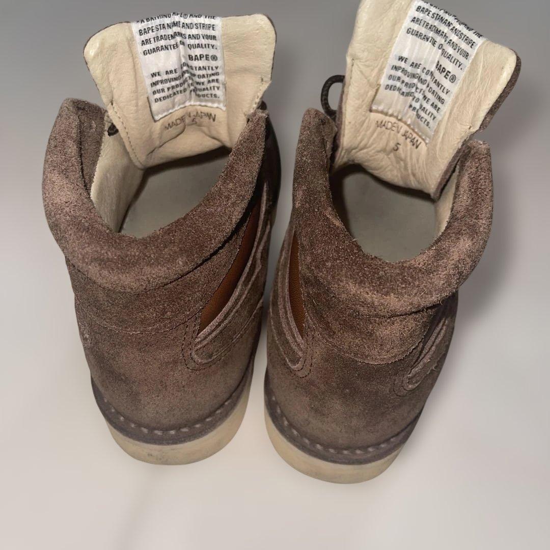 みぃ希少BAPE STA ブラウンスエードスニーカー