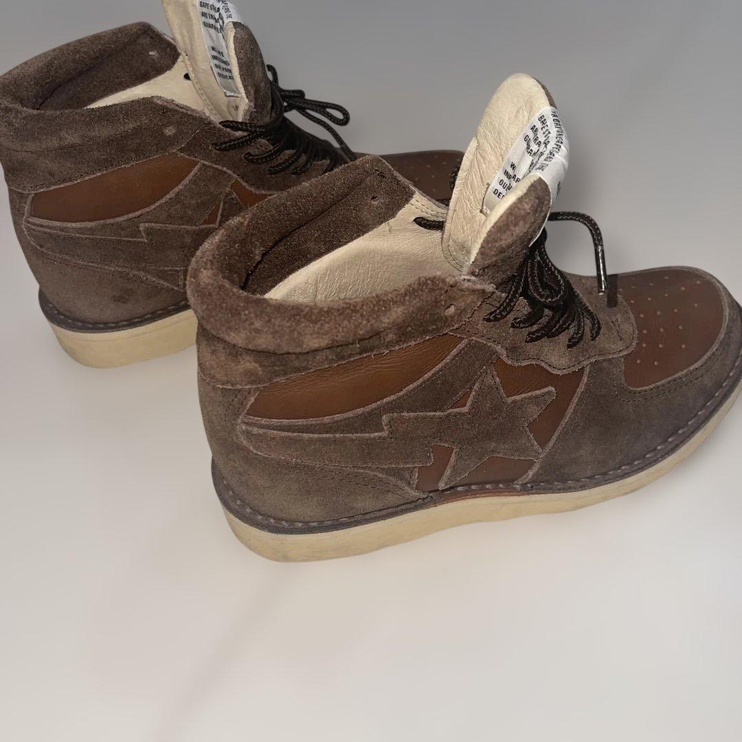 みぃ希少BAPE STA ブラウンスエードスニーカー