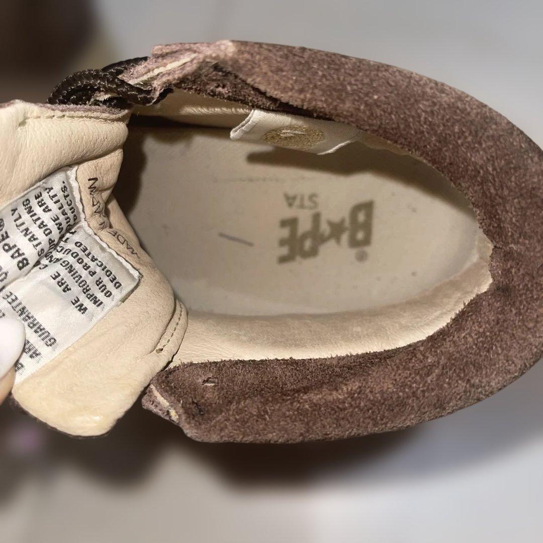 みぃ希少BAPE STA ブラウンスエードスニーカー