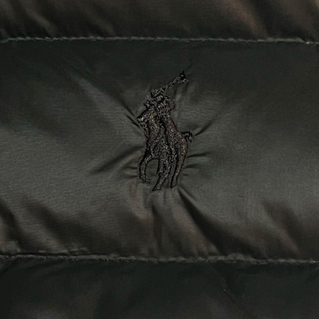 美品✨ラルフローレン ダウンベスト ブラック ポニー刺繍 レディースXS