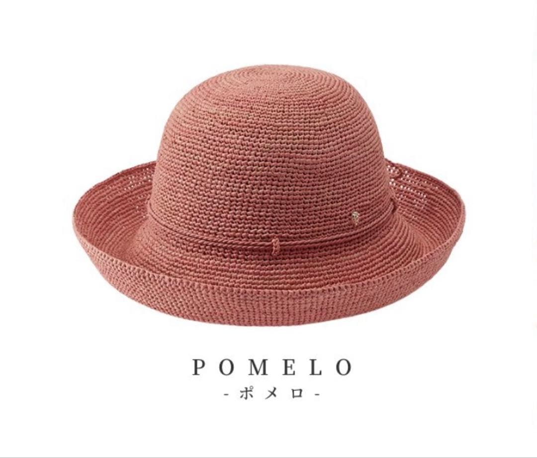 HELEN KAININGS ピンク 麦わら帽子