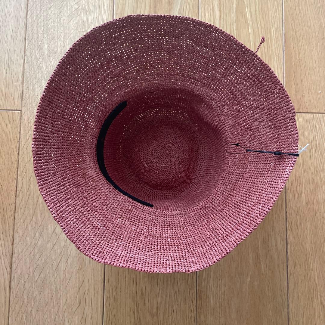 HELEN KAININGS ピンク 麦わら帽子