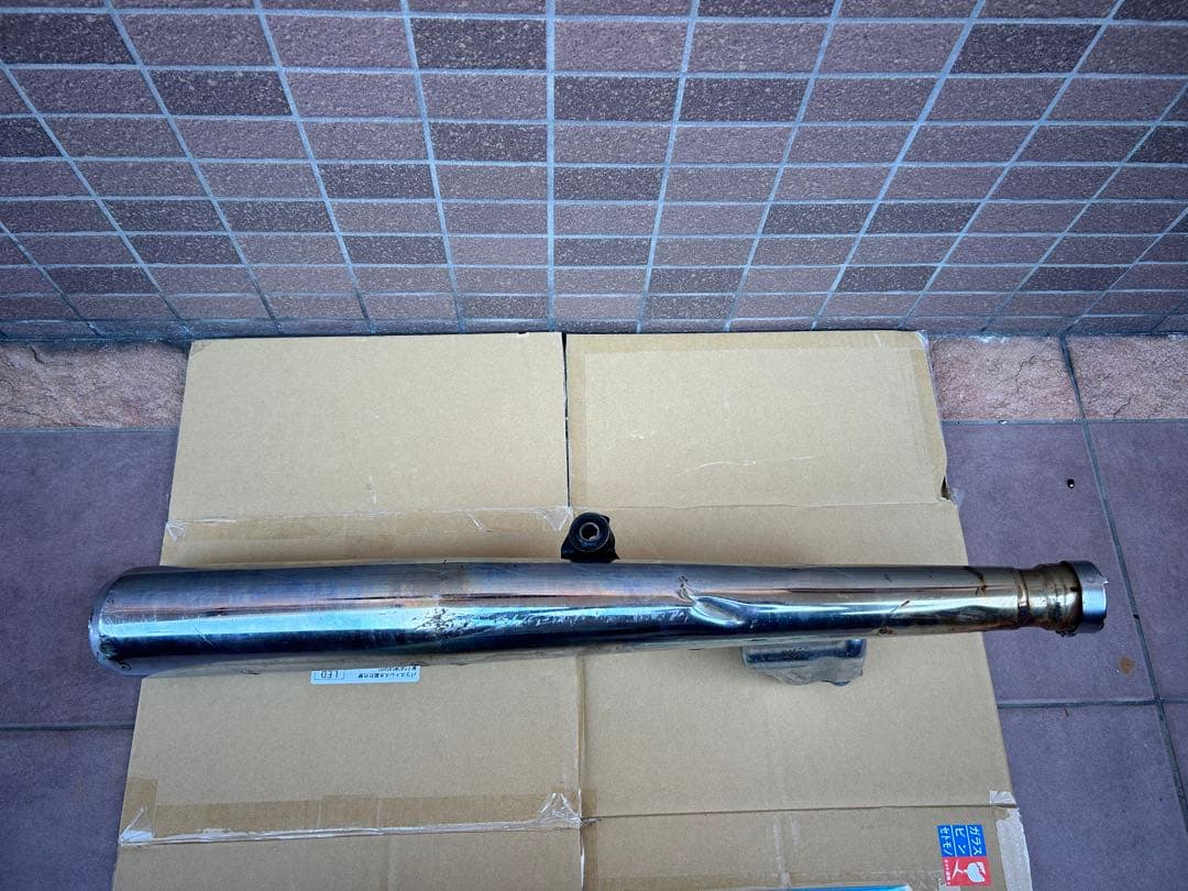 sr400純正マフラー1jr マフラー 取付ブラケット付き ブラケットのみok