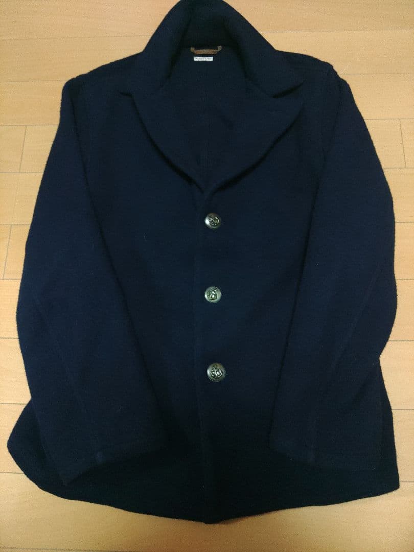 激安！KAPITAL ウールピーコート ネイビー