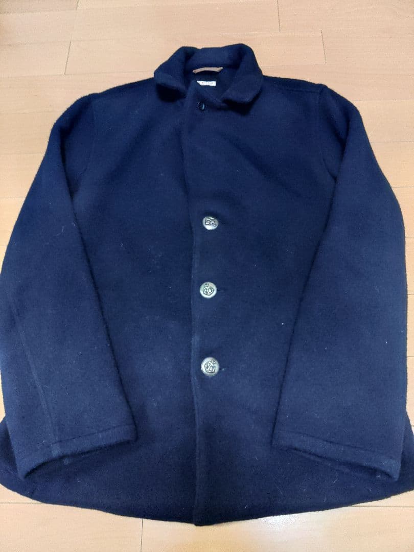 激安！KAPITAL ウールピーコート ネイビー