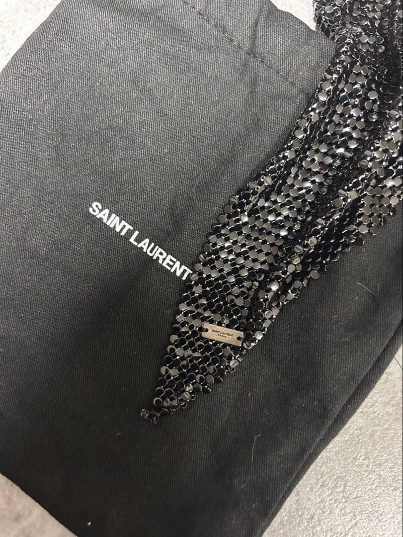 Saint Laurent SS15 ビーズ　スカーフ　ストール