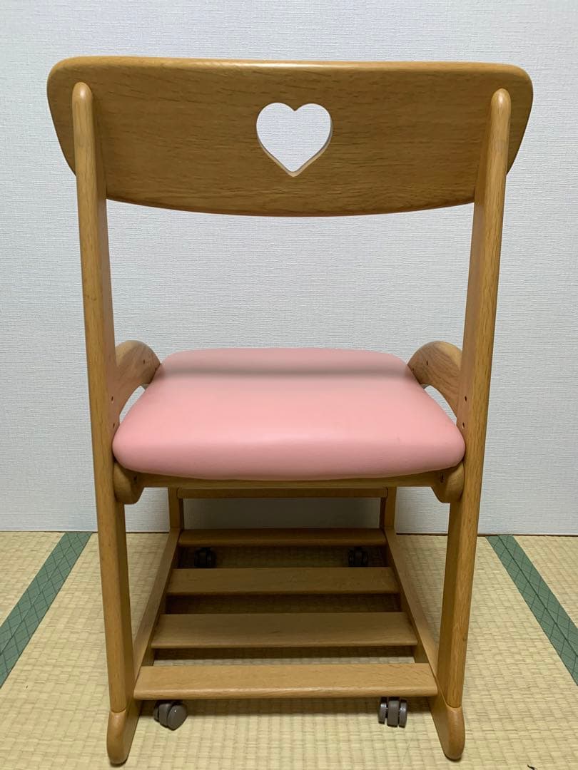 カリモク 学習椅子 XT1801 ピーチピンク ピュアオーク