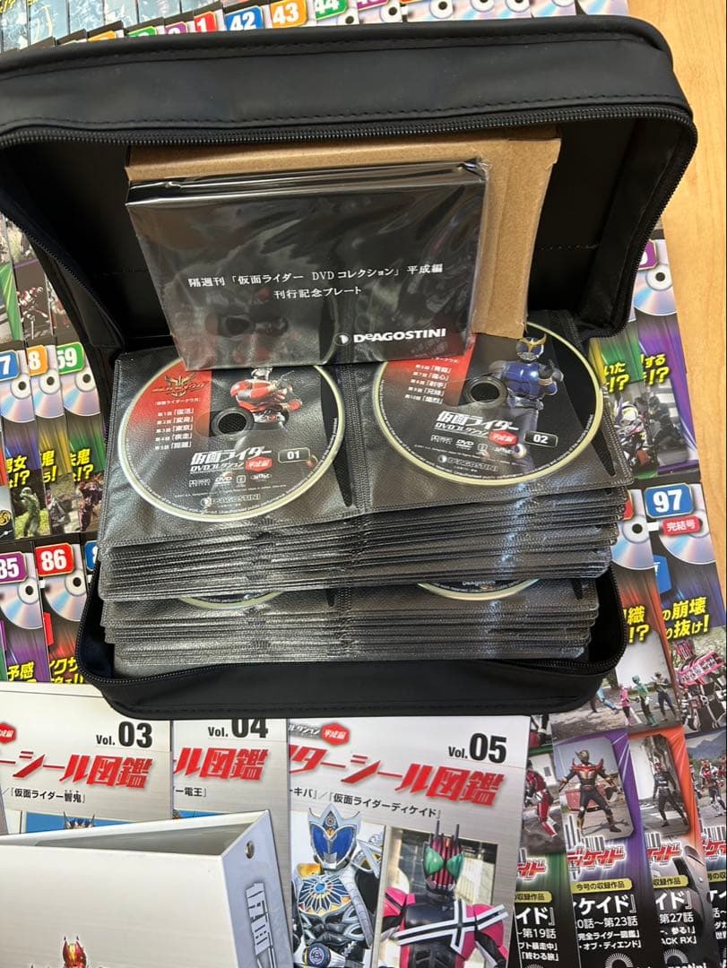 DeAGOSTINI 仮面ライダー DVDコレクション 平成編 完結編全巻セット