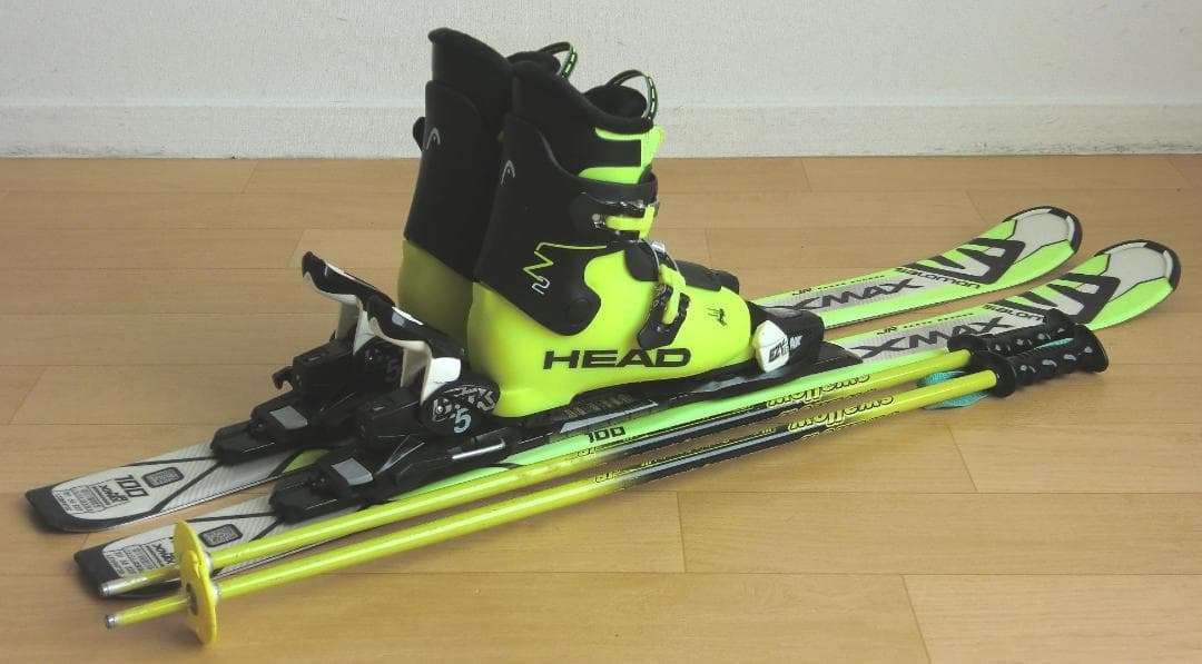 ■■11月限定■送料無料■サロモン■子供用スキー4点セット■100/20.5■■