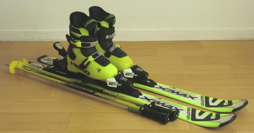 ■■11月限定■送料無料■サロモン■子供用スキー4点セット■100/20.5■■