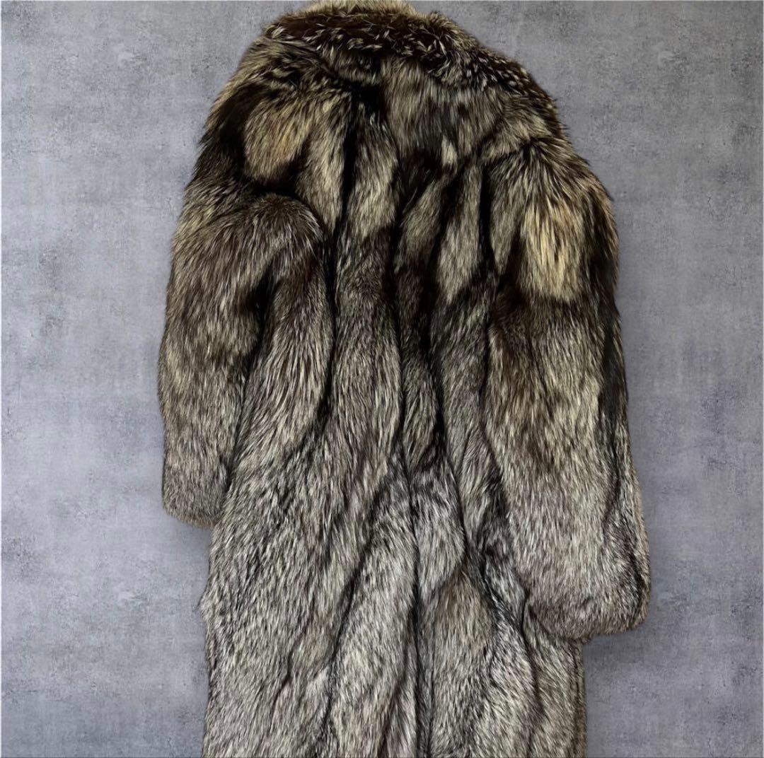 着丈120CM！美品！SAGA FOX シルバーフォックス ファーコート