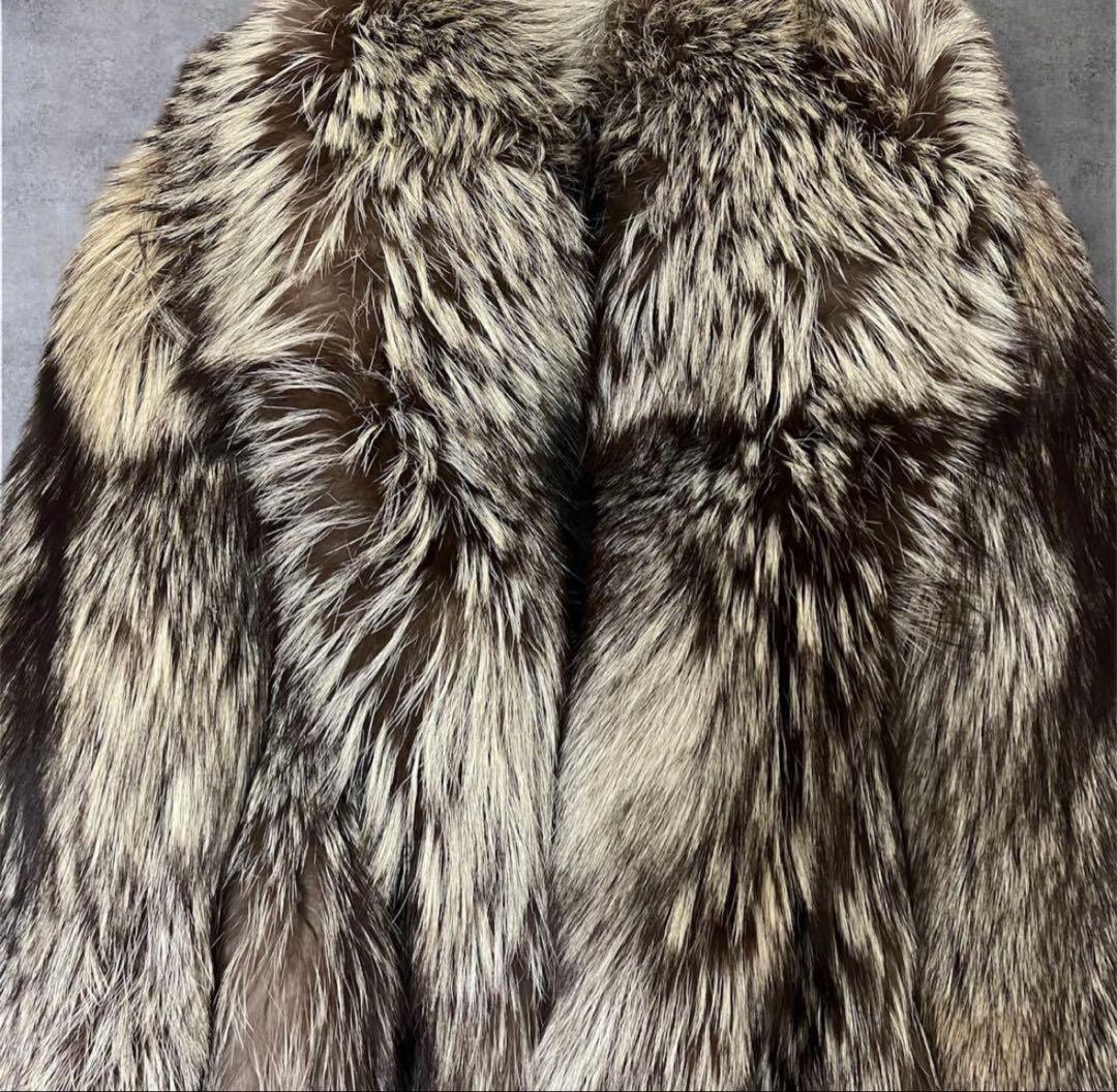着丈120CM！美品！SAGA FOX シルバーフォックス ファーコート