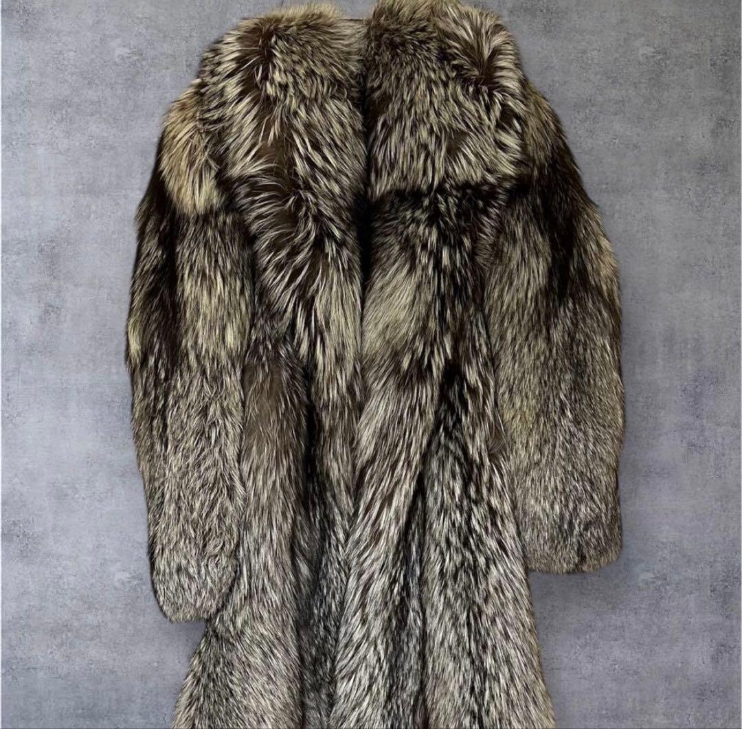 着丈120CM！美品！SAGA FOX シルバーフォックス ファーコート