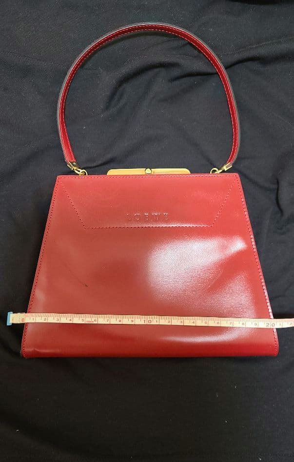 美品　LOEWE(ロエベ)　赤　ハンドバッグ パーティーバッグ