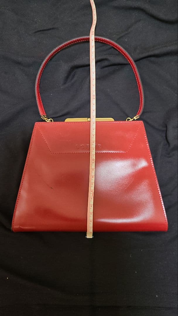 美品　LOEWE(ロエベ)　赤　ハンドバッグ パーティーバッグ