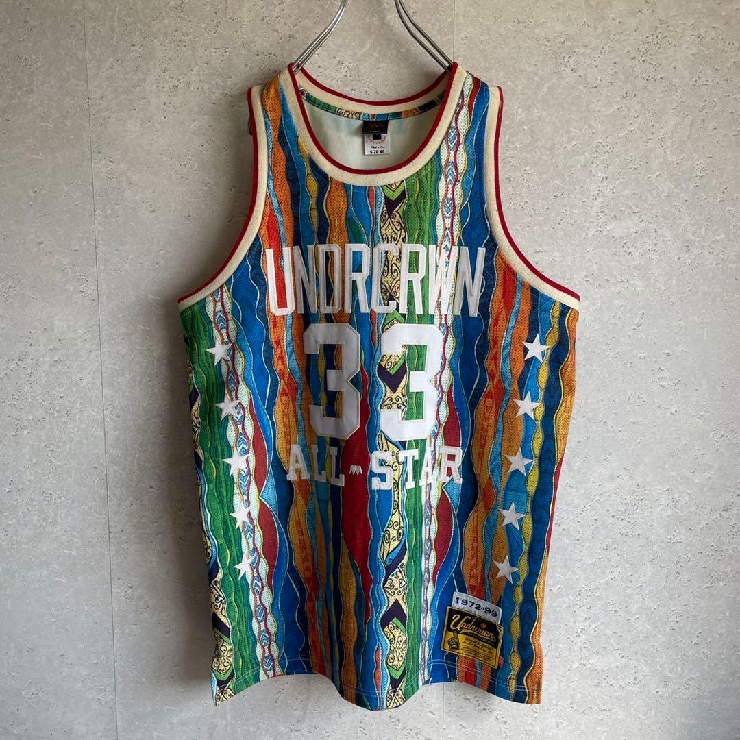 アンダークラウン クージー風 マルチカラー バスケット ジャージ タンクトップ