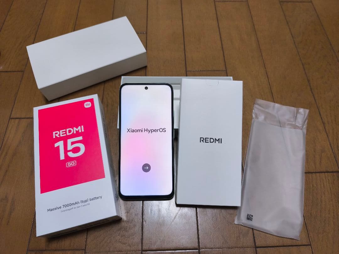 Xiaomi REDMI 15 5g スマートフォン 本体