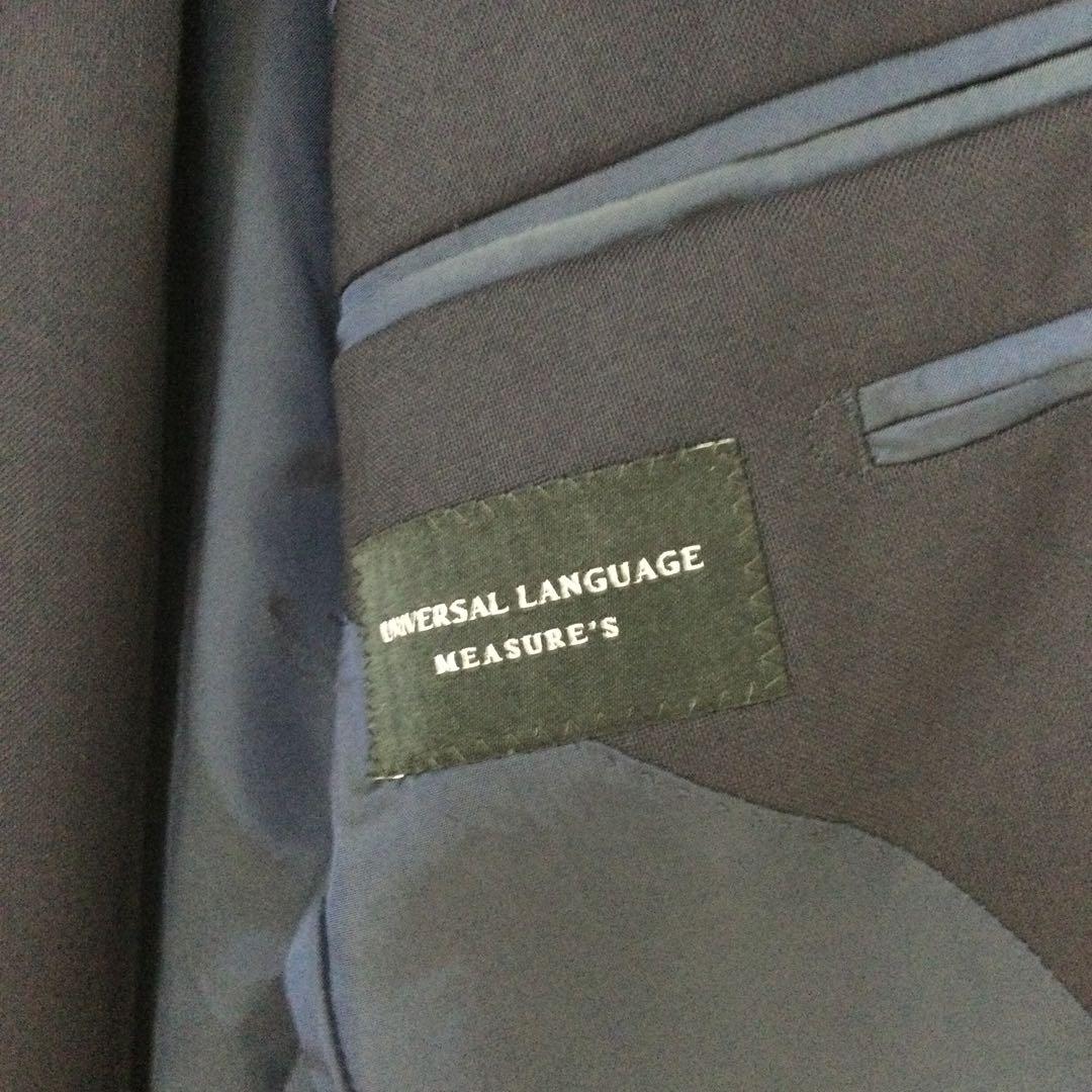 ユニバーサルランゲージ　ネイビー スーツ