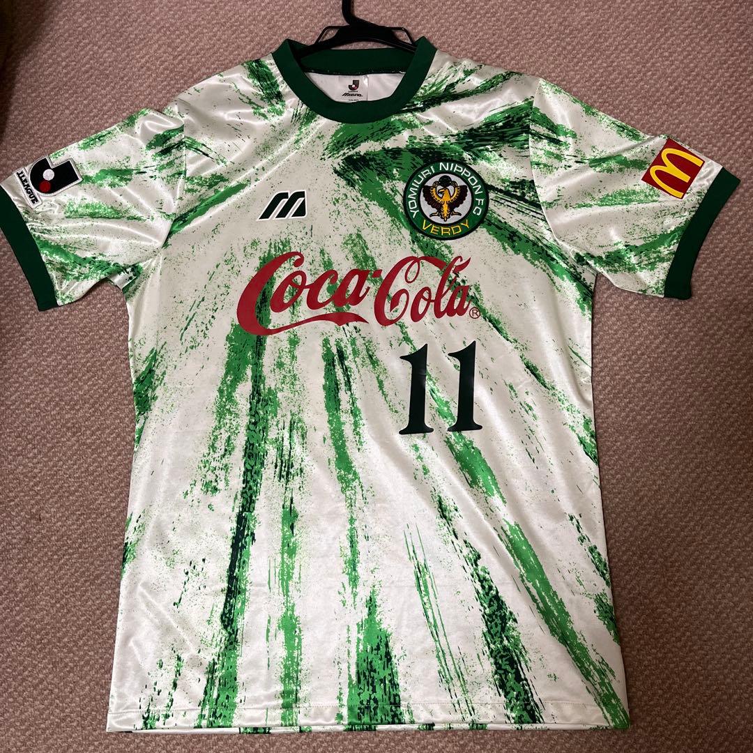 必見‼️’93Jリーグ開幕当初　ヴェルディ川崎 アウェイユニホーム　三浦知良