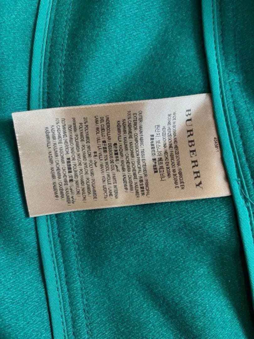 超美品バーバリー最高級カシミヤトレンチコート