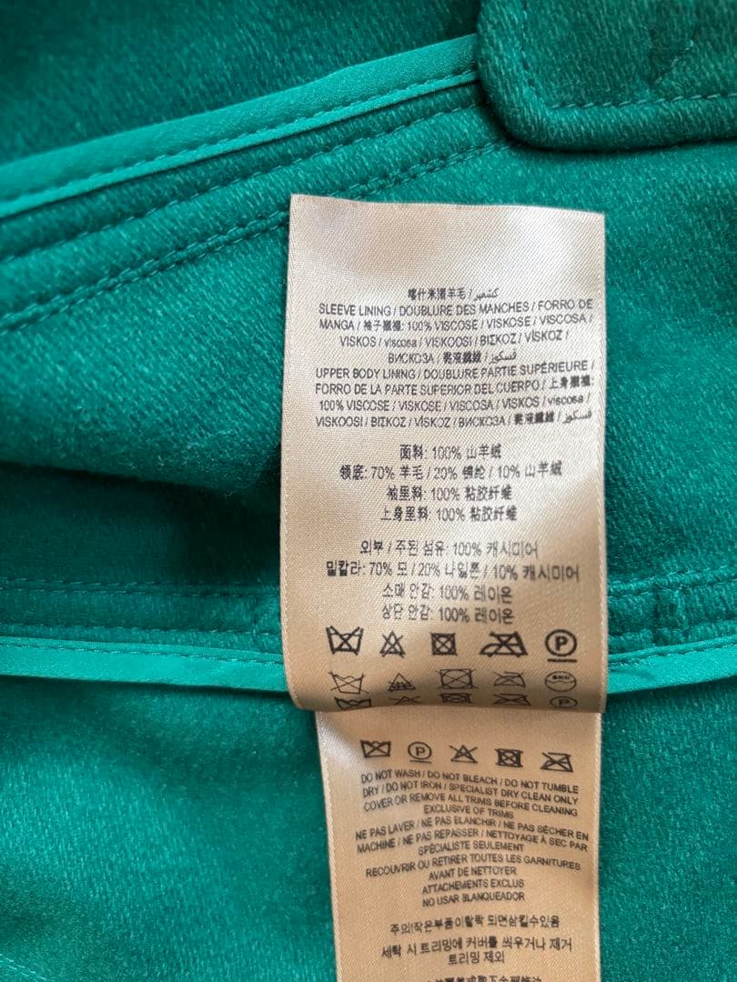 超美品バーバリー最高級カシミヤトレンチコート