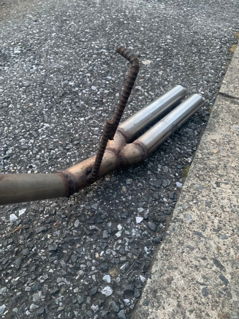 ミラ　l275用　マフラー　デュアル　ストレート　ワンオフ　ミラココアにも⭐︎