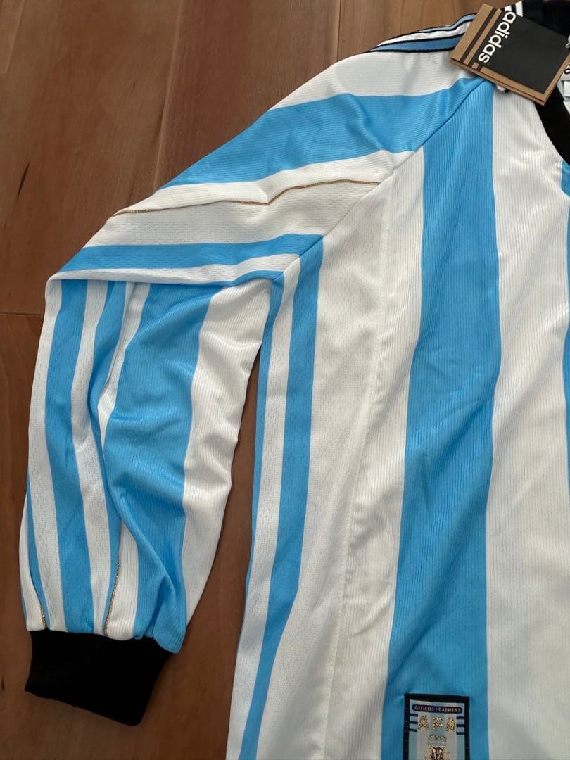 【レア・新品タグ付き】アルゼンチン代表 98-99 長袖 ユニフォーム 当時品