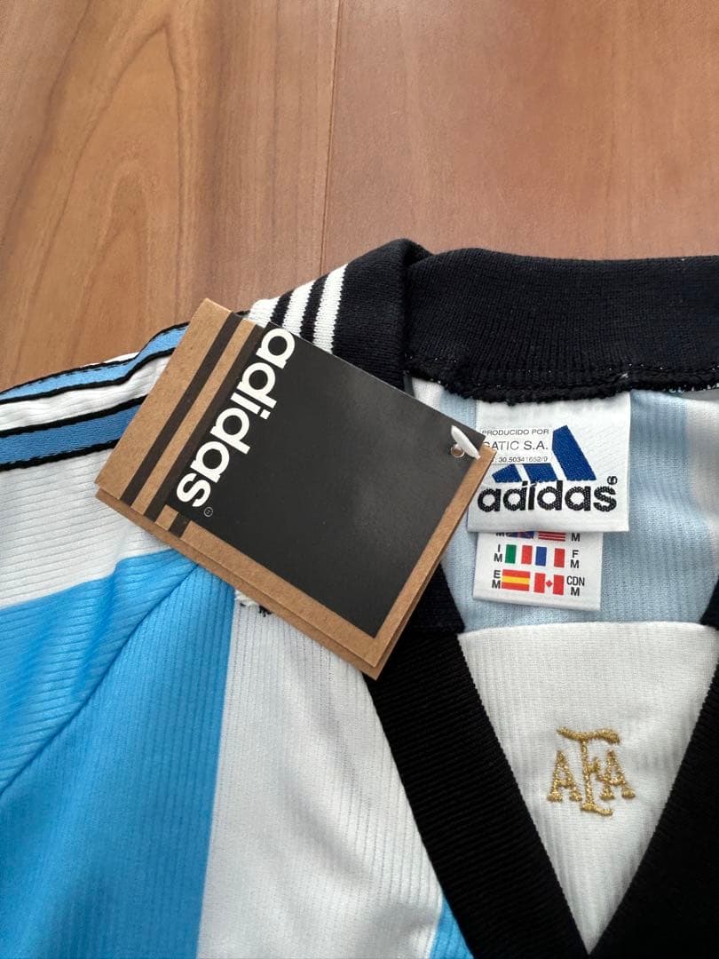 【レア・新品タグ付き】アルゼンチン代表 98-99 長袖 ユニフォーム 当時品