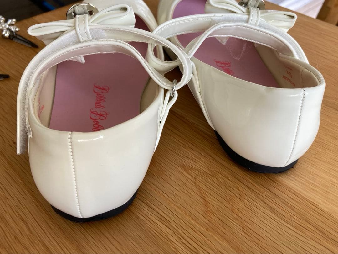 ビビディバビディブティック　エルサ　ドレス　120 シューズと髪飾りのセット