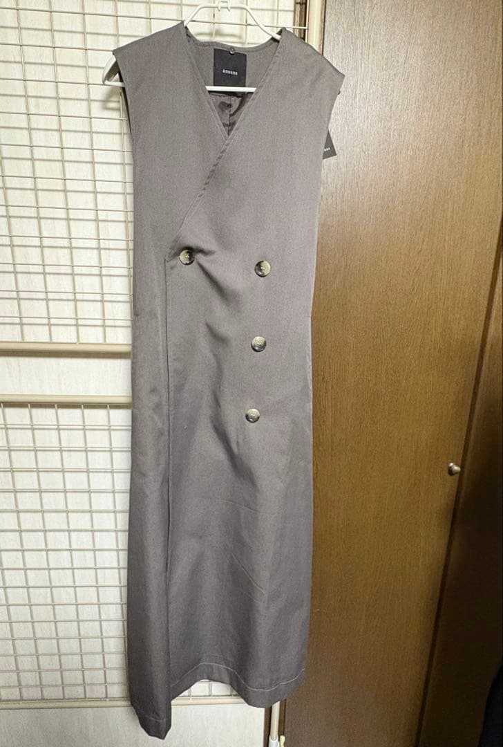 anuans 3wayトレンチコート　チャコールグレー