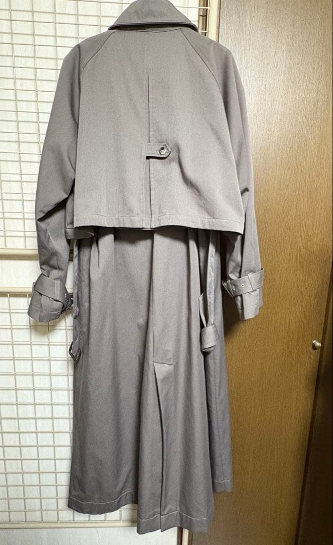 anuans 3wayトレンチコート　チャコールグレー
