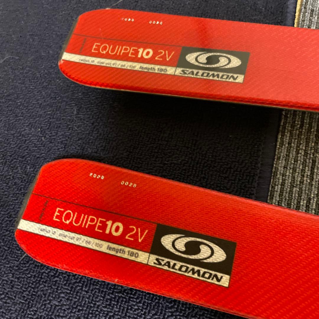 スキー板　180 サロモン　スキー　ストック120