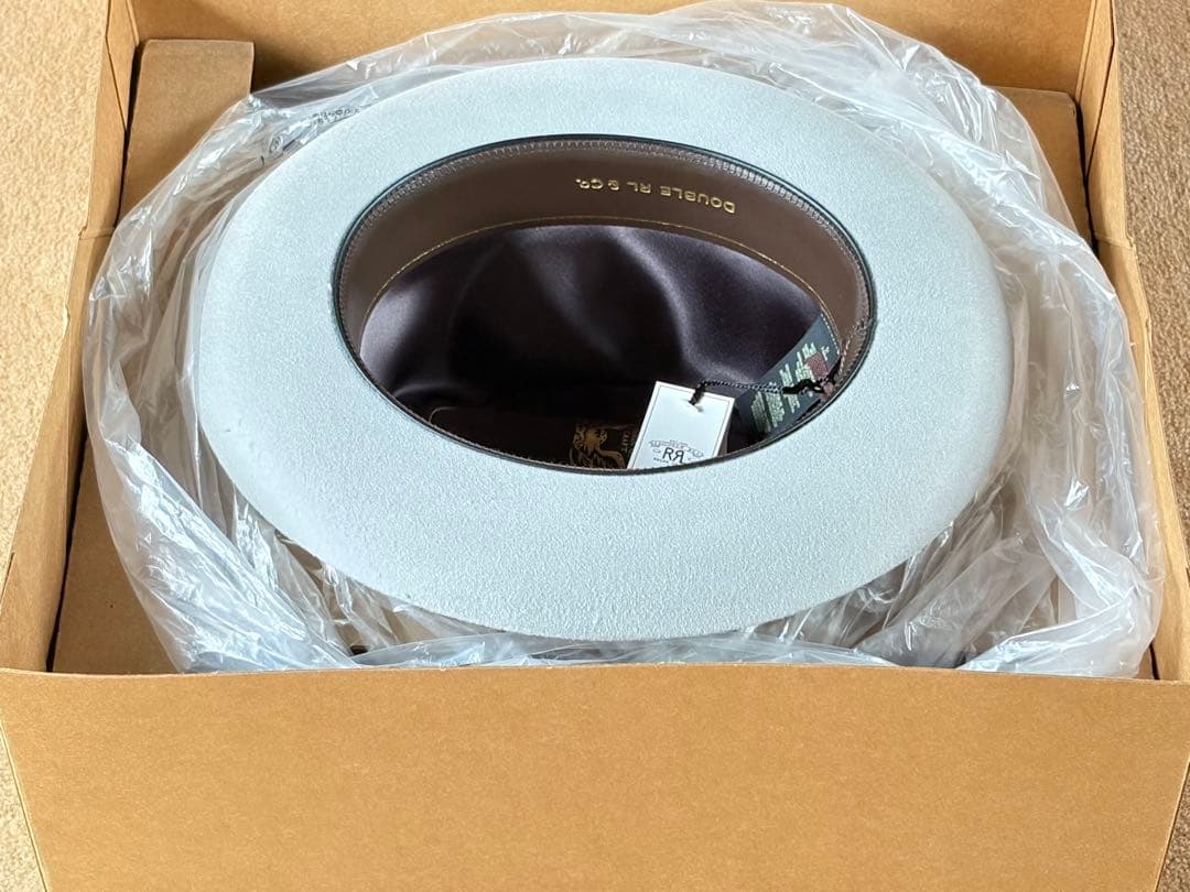 新品未使用RRLグレー ウールフェルトハット