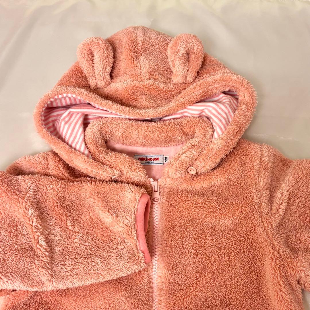 美品⭐️ ミキハウス 100cm うさこ ジャンパー アウター ボア ９点セット