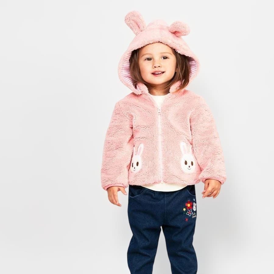 美品⭐️ ミキハウス 100cm うさこ ジャンパー アウター ボア ９点セット