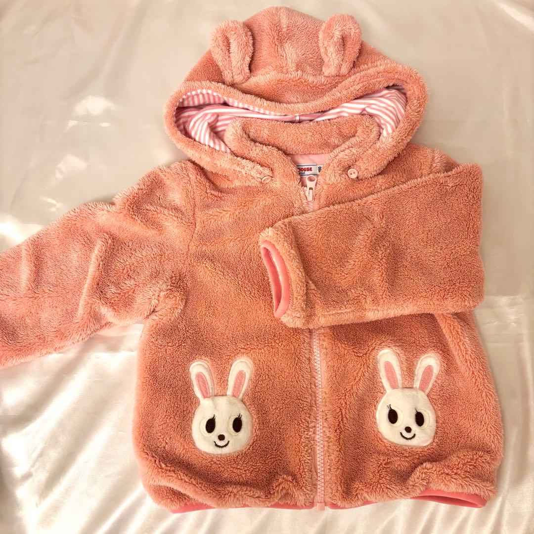 美品⭐️ ミキハウス 100cm うさこ ジャンパー アウター ボア ９点セット