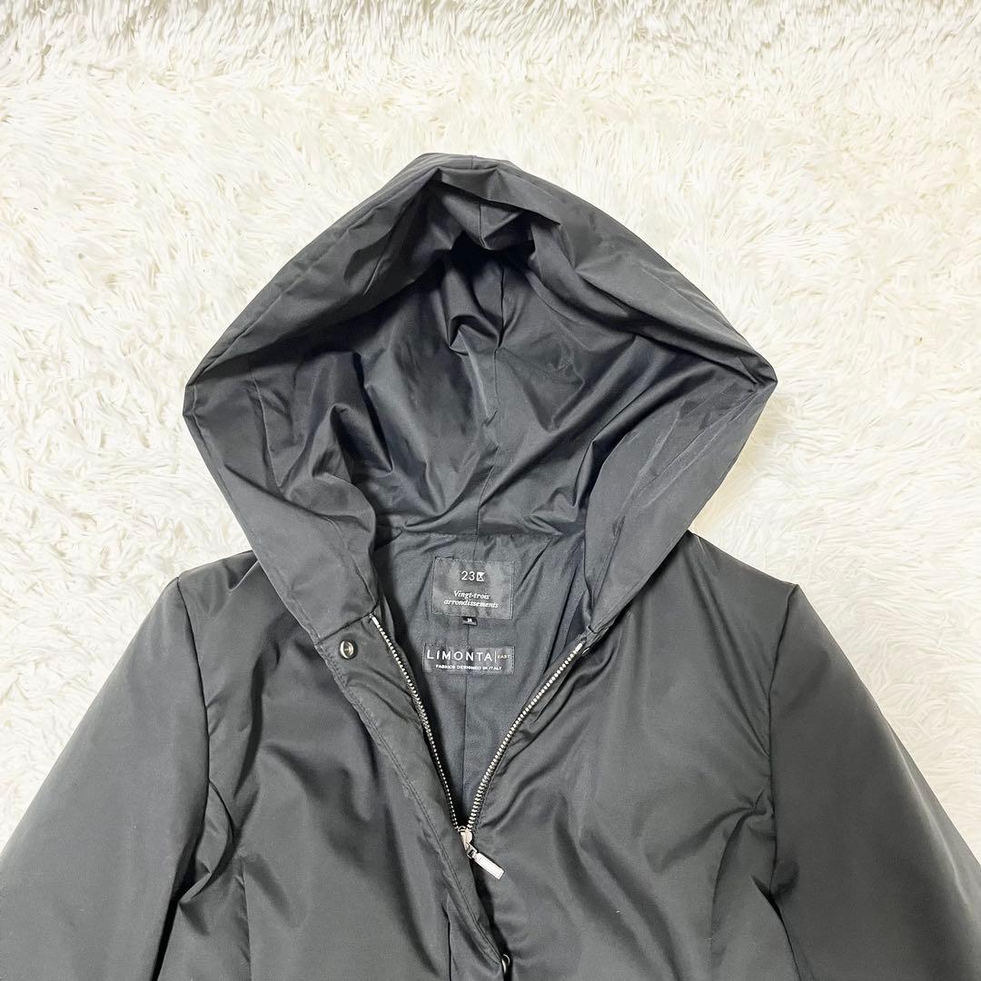 ✨極美品✨23区 LIMONTA ADS フーデット ダウンコート コラボ 黒